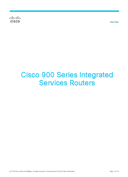 Router Cisco C921-4P - PDF