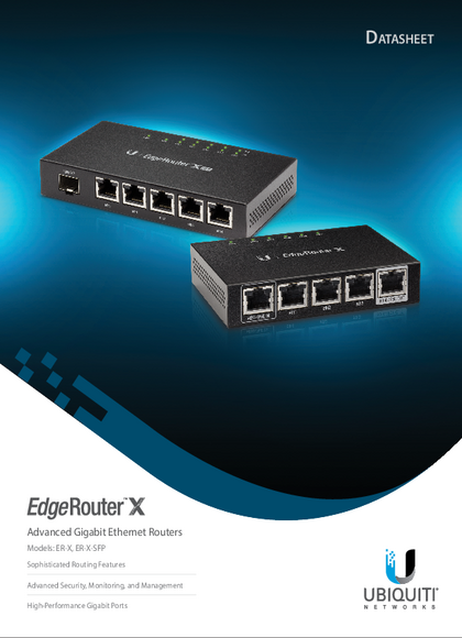 Router Ubiquiti Edgerouter ER-X - PDF