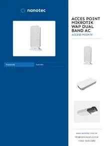 Acces Point Mikrotik Wap Dual Band AC - Folleto