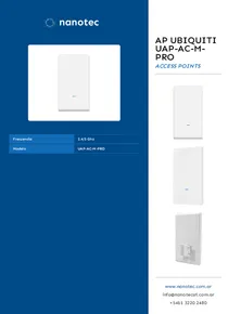 AP Ubiquiti UAP-AC-M-PRO - Folleto