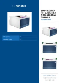 Impresora HP LaserJet Pro 4203dw 5HH48A - Folleto