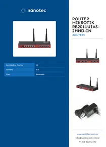 Router Mikrotik RB2011UiAS-2HnD-IN - Folleto