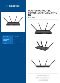 Router Mikrotik RB4011iGS+5HacQ2HnD-IN - Folleto