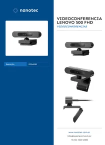 Videoconferencia Lenovo 500 FHD - Folleto