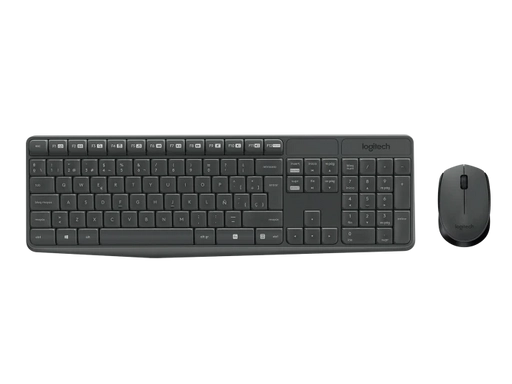 Kit Logitech Teclado y Mouse USB Inalámbrico MK235