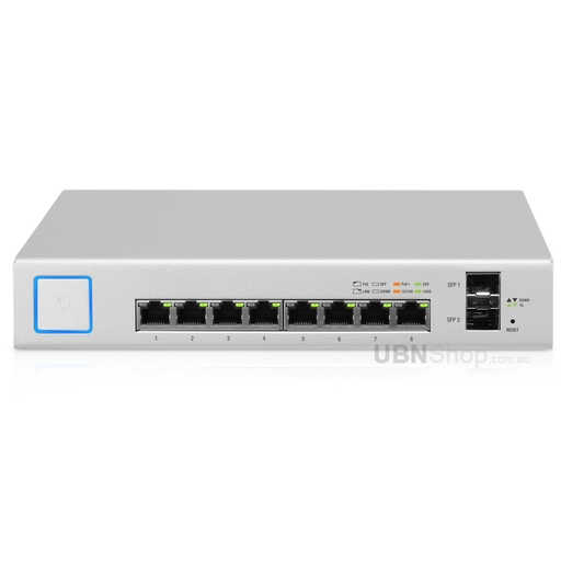 Switch Ubiquiti Unifi 8P 2 SFP US-8-150W