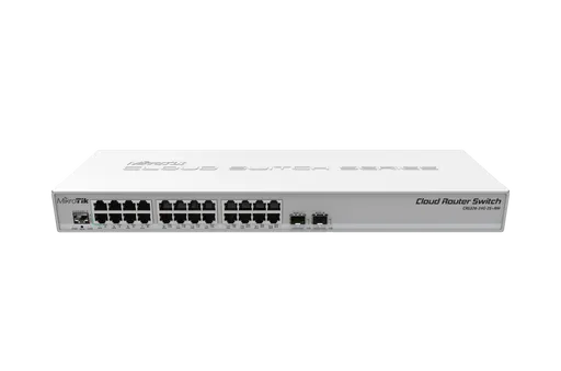 Switch Mikrotik CRS326-24G-2S+RM 24 Puertos Adm. GigaBit 2 SFP+