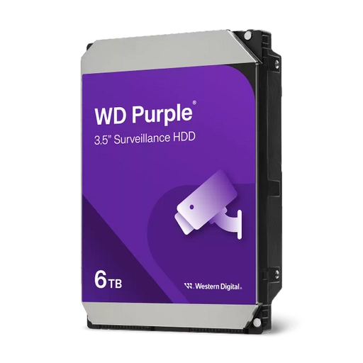 Disco HDD 6TB SATA Western Digital Purple Surveillance 3.5" WD64PURZ