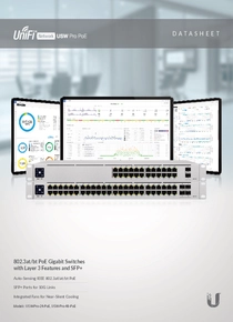 Switch Ubiquiti Usw-Pro-24-PoE 48 Puertos GigaBit 4 SFP+ - PDF