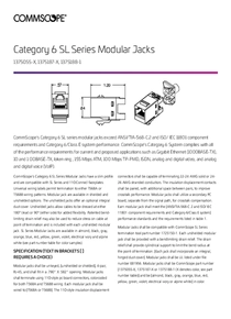 Jack Commscope RJ45 Negro Categoría 6 1375055-2 - PDF