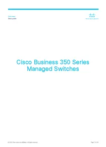 Switch Cisco CBS350-48P-4X 48 Puertos PoE Adm. Gigabit 4 SFP - PDF