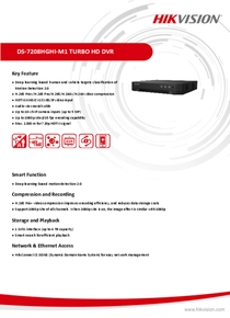 DVR Hikvision 8ch 2 IP DS-7208HGHI-M1 - PDF