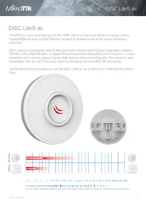 Access Point Mikrotik DISC Lite5 ac - Ficha técnica