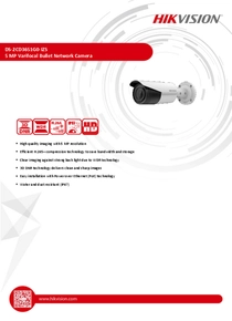 Cámara IP Bullet 5MP DS-2CD3651G0-IZS - PDF