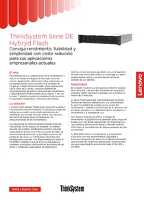 Storage Lenovo DE4000H 2U24 Hybrid Flash Array G2 7Y75CTO2WW - PDF