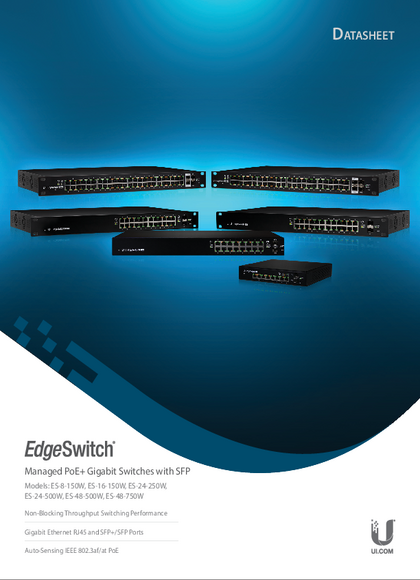 Switch Ubiquiti Edgeswitch ES-24-250W - PDF