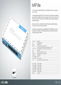 Router Mikrotik RB941-2ND hAP lite - Ficha técnica
