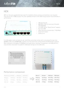 Router Mikrotik RB750GR3 hEX - Ficha técnica