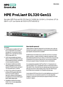 Servidor HPE ProLiant DL320 Gen 11 3408U 16GB P57685-B21 - PDF