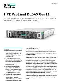 Servidor HPE ProLiant DL345 9124 32GB 8LFF P66778-B21 - PDF