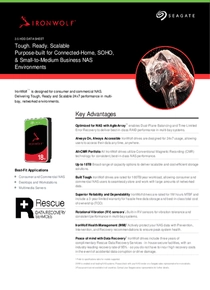 Disco HDD 4TB Sata 3 Seagate Ironwolf 3.5" 5.9K ST4000NV006 - PDF