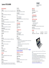 Notebook Lenovo V15 G4 R3 16GB 512SSD 82YU012QAR - PDF