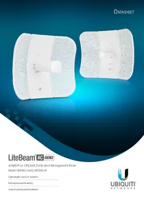 Antena direccional Ubiquiti Litebeam LBE-5AC-Gen2 - Ficha Técnica