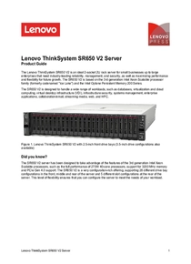 Servidor Lenovo ThinkSystem SR650 v2 4310 12C 7Z73A05ULA - PDF