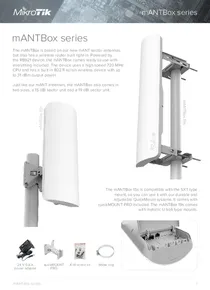 Antena sectorial Mikrotik mANTBox 19s RB921GS-5HPacD-19S - Ficha técnica
