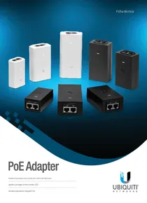 Fuente POE Ubiquiti 7V-0.3A POE-24-7W-G - Ficha técnica