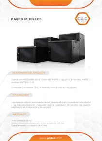 Rack GLC Mural Soho 19'' 6U-500 Desarmado - PDF