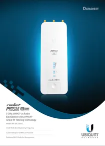 Radio Ubiquiti Rocket Prism 5AC RP-5AC-Gen2 - Ficha técnica