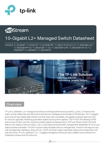 Switch Tp‑Link SG3452X 48P Gigabit 4 SFP+ - PDF