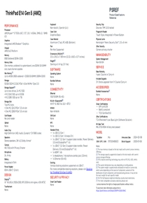 Notebook Lenovo Thinkpad E14 G5 R5 8GB 512SSD FreeDos 21JS0019AC - PDF