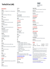 Notebook Lenovo Thinkpad E16 G2 R7 16GB 512SSD FreeDos 21M6000EAC - PDF