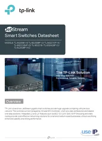 Switch Tp‑Link TL‑SG2210P 8 Puertos PoE 2 SFP - PDF