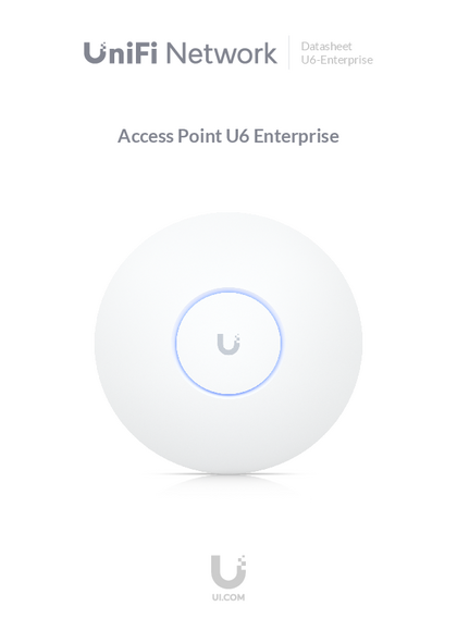 Acces Point Ubiquiti U6-Enterprise - PDF