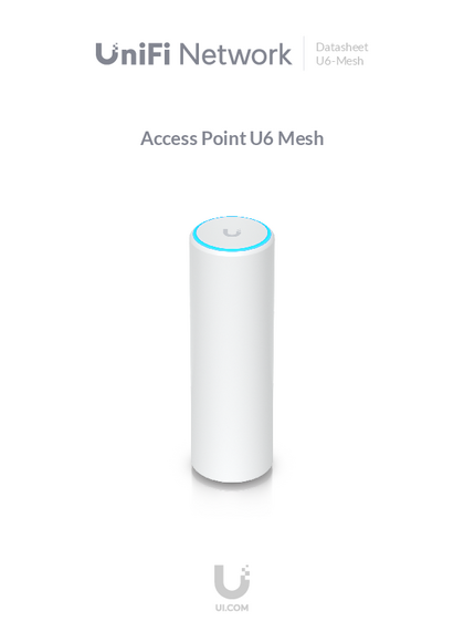 Acces Point Ubiquiti U6 Mesh - PDF