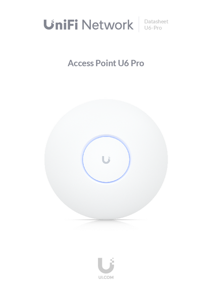 Acces Point Ubiquiti U6-Pro - PDF