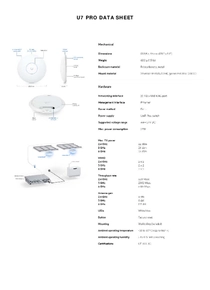 Acces Point Ubiquiti U7-Pro - PDF
