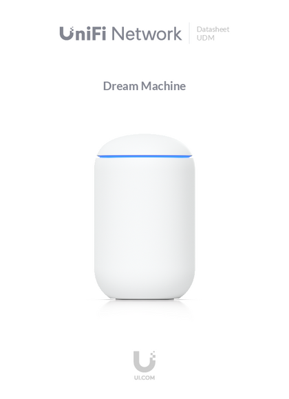 Consola Ubiquiti Unifi Dream Machine 5 Puertos LAN WAN GbE UDM - PDF