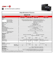 UPS Lyonn ULT Wi Series ULT1500Wi 1500VA - PDF