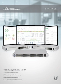 Switch Ubiquiti USW‑16-POE 16 Puertos Gigabit 8 PoE+ 2 SFP - PDF