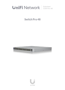 Switch Ubiquiti Unifi 48 Puertos Gigabit 4SFP+ Usw-Pro-48 - PDF