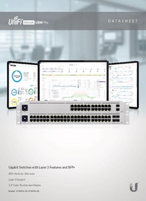 Switch Ubiquiti Unifi 48 Puertos Gigabit 4SFP+ Usw-Pro-48 - PDF