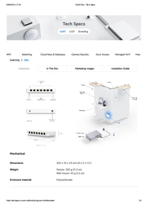 Switch Ubiquiti USW-Ultra 7p PoE+ con PoE+ IN - PDF